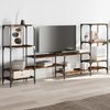 vidaXL TV-Schrank Räuchereiche 206,5x28,5x95 cm Holzwerkstoff 842483 Bild 3