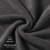 Blumtal Premium 6-TLG. Frottier Handtücher Set mit Aufhängschlaufen - 100% Baumwolle Oeko-TEX Zertifiziert, Weich, Saugstark - 2X Badetuch (70x140 cm), 4X Handtuch (50x100 cm), Anthrazit Bild 3