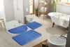 OTTO home Badematte Inga, Badezimmer Teppich, Badvorleger, Höhe 20 mm, rutschhemmend beschichtet, schnell trocknend, strapazierfähig, fußbodenheizungsgeeignet, Polyester, halbrund, Badteppich, unifarben, weich, als halbrund und rechteckig erhältlich Bild 3