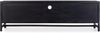 TV-Board Stonwar aus Mangoholz, modernes Design mit Rattanfront, schwarz, 180 cm breit Bild 3