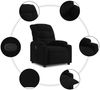 vidaXL Relaxsessel Schwarz Stoff 374149 Bild 5