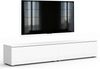 AX LIVING Lowboard TV Kommode 2x100 Barvo Weiß Matt/Hochglanz Stehend Bild 4