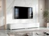 AX LIVING Lowboard TV Kommode 2x100 Barvo Weiß Matt/Hochglanz Stehend Bild 2