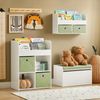 SoBuy KMB79-W Kinderregal, MDF, Lackiert, Weiß, 60 x 80 x 34 cm Bild 2