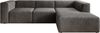 Ecksofa Fuego, L-Sofa, Eckcouch L-Form, Sofa Rechts, Sofa Cord-Stoff, 285 x 72 x 165 cm, Dunkelgrau Bild 2