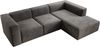 Ecksofa Fuego, L-Sofa, Eckcouch L-Form, Sofa Rechts, Sofa Cord-Stoff, 285 x 72 x 165 cm, Dunkelgrau Bild 3