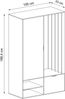 AX LIVING Garderobe Flur Milanoir 100cm mit Spiegel Modern Green Stone Bild 4