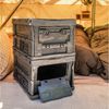 Travellife Stoffschrank Aufbewahrungsbox Campingbox Camping Organizer Deckel Outdoor Faltbar Bild 3