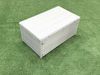Fimous Garten Polyrattanmöbel Set 9-Sitzer Rattan Garten Sofa Set mit 3 Hockern Hellgrau gemischt Bild 3