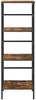 Bücherregal | Standregal Geräucherte Eiche 40 x 29,5 x 115 cm Holzwerkstoff Bild 5