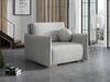Sofa Viva Glov I mit Schlaffunktion, einsitzer Schlafsofa mit Bettkasten (Farbe: Soul 16) Bild 2