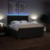 vidaXL Boxspringbett mit Matratze Schwarz 180x200 cm Stoff 3294437 Bild 4