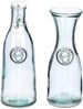 Zeller Present Karaffe, (Set, 2-tlg), Recycled Glas Bild 1
