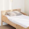 vidaXL Bettrahmen mit ausziehbarem Matratze Braun 80 x 200 cm 3385943 Bild 4