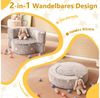 COSTWAY Kindersofa, 2 in 1 leuchtendes Kindersessel Bild 3