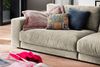 KAWOLA Sofa MADELINE 3-Sitzer Cord steingrau 85 x 127 x 290 cm Bild 4