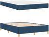 vidaXL Bettrahmen mit Matratze Blau 160 x 200 cm Stoff 3398954 Bild 5