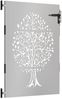 vidaXL Gartentor 85x125 cm Cortenstahl Baum-Design 153210 Bild 3