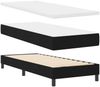 vidaXL Boxspringbett mit Kopfteil Schwarz 200 x 80 cm Stoff 3341134 Bild 4