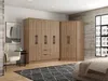 Vente-unique - AURALI Wardrobe and walk-in wardrobe Holz, Platte Beige - B 101,5 cm x H 182 cm x L 101,5 cm Bild 4