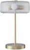 Vente-unique - LACAYA Table lamp Metall TransparentGold - B 30 cm x H 49 cm x L 30 cm Bild 2