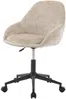 Vente-unique - NAODY Office chair StoffSamt Beige - B 59,5 cm x H 88 cm78 cm x L 55 cm Bild 4