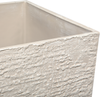 Blumentopf hellbeige quadratisch 30 x 30 x 60 cm GAZA Bild 5