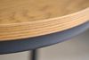 Modernes 2er Set Beistelltisch MARMO 45cm natur Wildeiche-Look schwarz Metall Bild 5