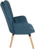 CLP Sessel Garding Stoff-Bezug,blau Bild 5
