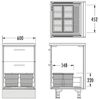 Hailo Abfallsammler 3201623 Allegro 220 Einsatz 4x 6.5 Liter Hellgrau Bild 2