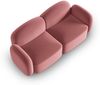 Micadoni Sofa Blair 2-Sitzer Samtstoff Lachs Bild 4