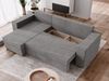 NACANAPA Ecksofa DOMINO, Kleine Ecksofa mit Schlaffunktion und zwei Bettkasten, Liegefläche 140x200 cm, Universelle Ecklösung, 2 Bettzeugcontainer, große Liegefläche 140x200 cm Bild 3