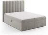 Micadoni Boxspringbett Kelp Samt Hellgrau 160x200 Bild 2