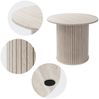 ML-DESIGN Couchtisch Beistelltisch Kaffeetisch Wohnzimmertisch für Tee Moderner runder Stil, Sofatisch mit überstehender Tischplatte Ø60x50cm ideal für Wohnzimmer Bild 3