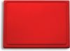 F. DICK Schneidebrett mit Saftrille Kunststoff rot 265x325x18 mm Bild 2