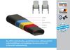 MFG 'Mec-Stor' Streckmetall-Stapelstuhl 2-er Set, Metall anthrazit, 96 x 73 x 57 cm Bild 3