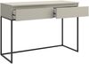Selsey 'Bemmi' Schminktisch Schreibtisch, greige mit schwarzem Metallgestell, ca. 80 x 120 x 50 cm Bild 5
