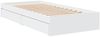 vidaXL Bettgestell mit Schubladen Weiß 90x200 cm Holzwerkstoff 3280678 Bild 3