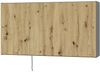 Wandschreibtisch 120 cm Graphit / Asteiche Bild 2