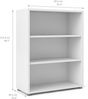 Büro Regal Prisme Ablageregal Aktenschrank Bücherregal Standregal Weiß Bild 5