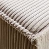 Ecksofa Ottomane rechts Cord Velours 266x150x80 beige FINN Bild 5