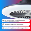 Brilliant LED Deckenleuchte mit Ventilator, 49 cm Ø - RGB Frontlicht & CCT Zentralbeleuchtung, inkl. Fernbedienung, dimmbar & Farbwechsel Bild 2