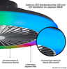 Brilliant LED Deckenleuchte mit Ventilator, 49 cm Ø - RGB Frontlicht & CCT Zentralbeleuchtung, inkl. Fernbedienung, dimmbar & Farbwechsel Bild 4