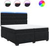 vidaXL Boxspringbett mit Matratze Schwarz 200x200 cm Samt 3293310 Bild 2