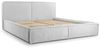 MOEBLO Polsterbett BETT 04 (Bezug: aus Cord, Doppelbett mit Kopfstütze, Rahmenbettgestell 180x200, mit Bettkasten und Lattenrost), mit Bettkasten Bild 3