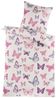 Holiday Heimtex Bettwäsche FIONA, 135 x 200 cm, Weiß, Rosa, Lila, Mikrofaser, 2 teilig, Polyester, mit Reißverschluss Bild 3