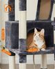 Feandrea Kratzbaum, hoch, XL-Katzenbaum, 206 cm, rauchgrau von Songmics PCT190G01 Bild 3