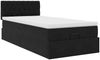 vidaXL Ottoman-Bett mit Matratze & LEDs Schwarz 100x200 cm Samt 3312676 Bild 5