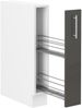 Küche Lara Grau Hochglanz Unterschrank 15 cm Schrankauszug Küchenschrank Küche Bild 2