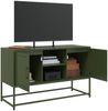 vidaXL Highboard Weiß 36x39x107 cm Stahl 846535 Bild 5